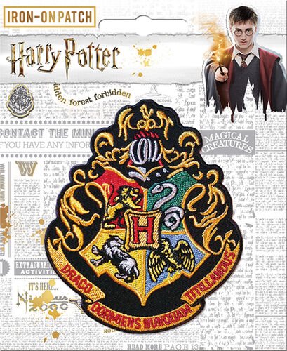 Patch: Harry Potter Hogwarts Crest Iron - on - #shop_name Ata BoyPatches