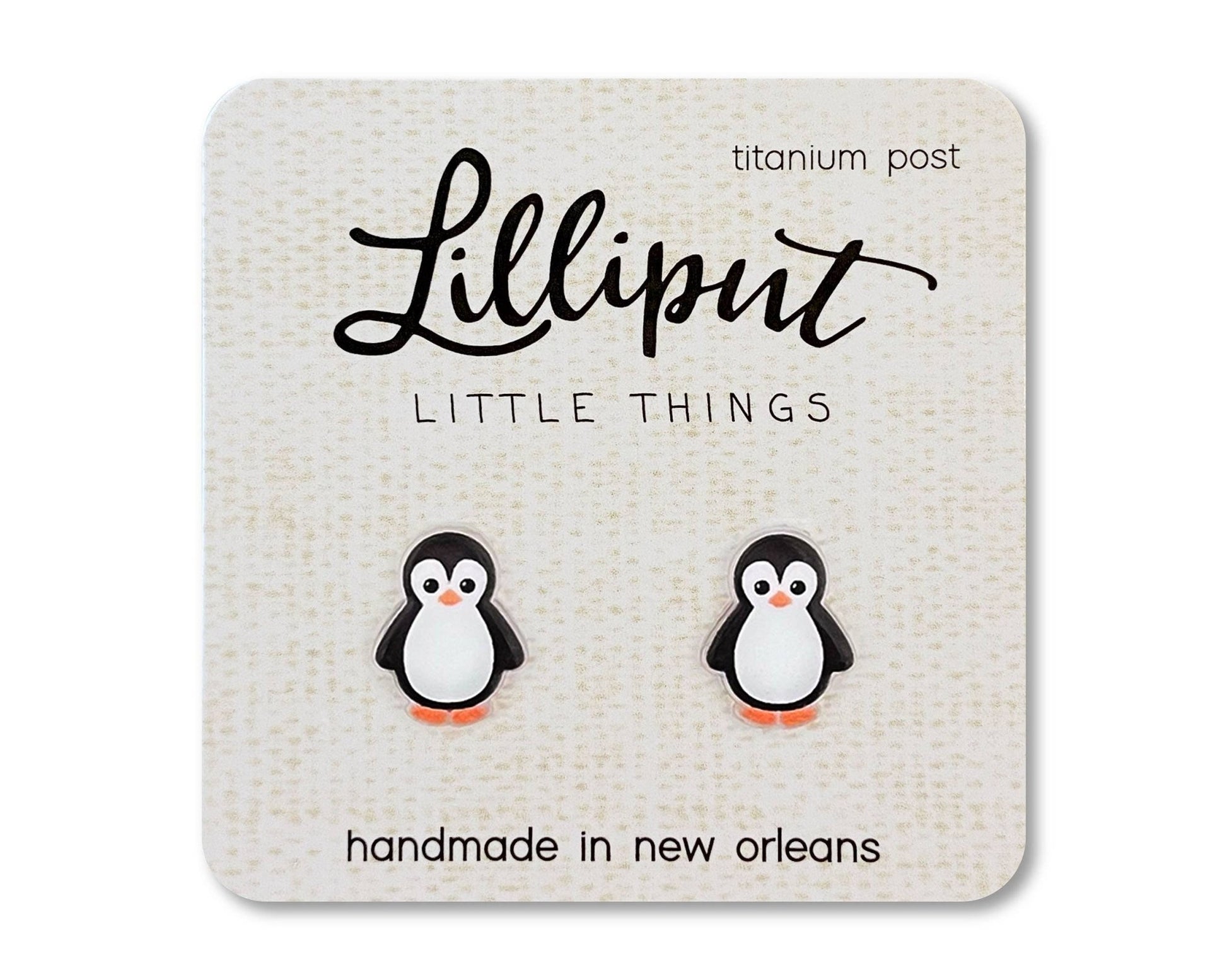 Penguin Earrings - #shop_name Lilliput Little ThingsGifts