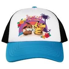 Pokemon Pikachu & Eevee Sunny Days Trucker - #shop_name BioworldHats