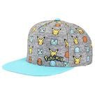 Pokemon Youth Microfiber AOP Curved Bill Snapback - #shop_name BioworldHats