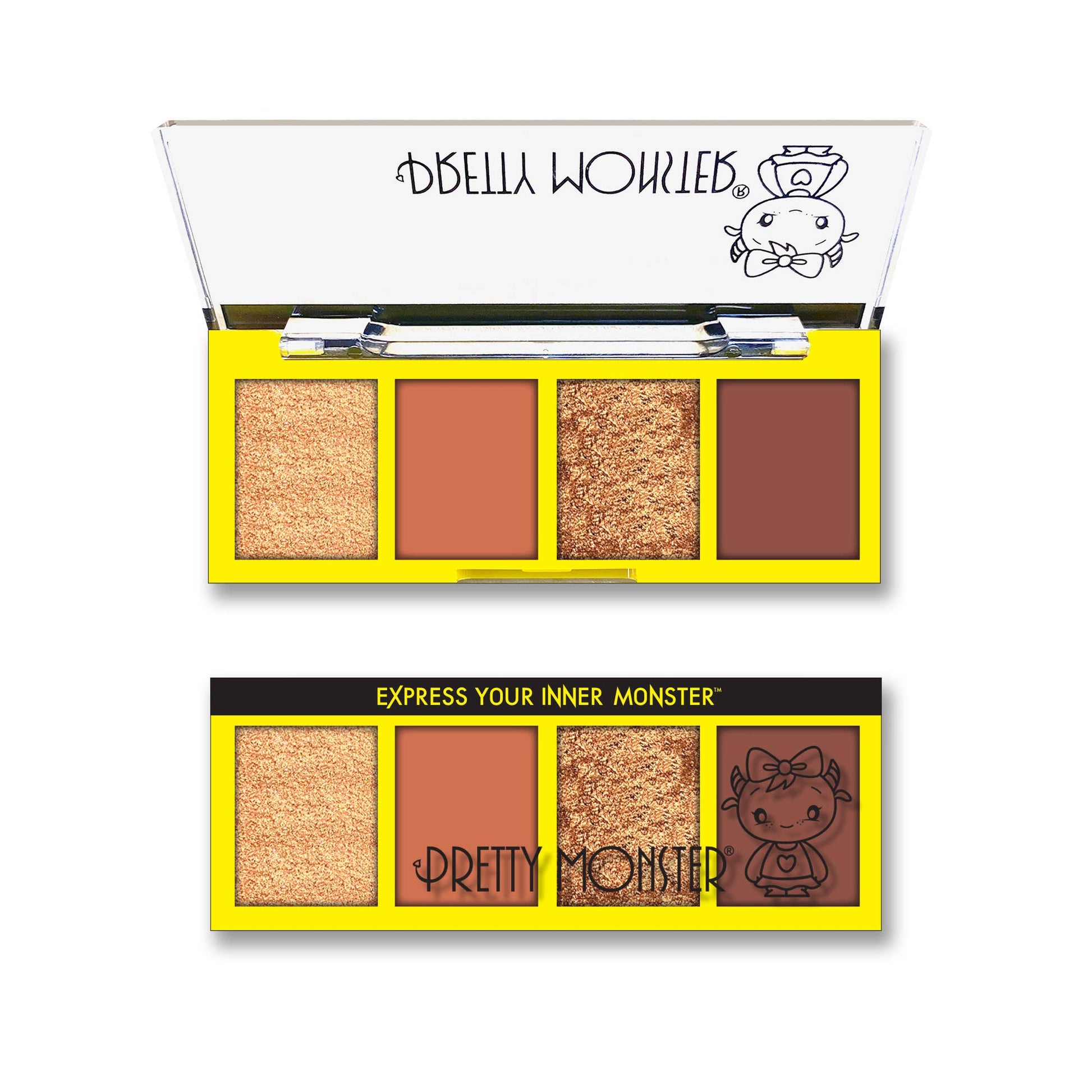 Pretty Monster Lil' Eyeshadow Palette - #shop_name Rude CosmeticsGifts