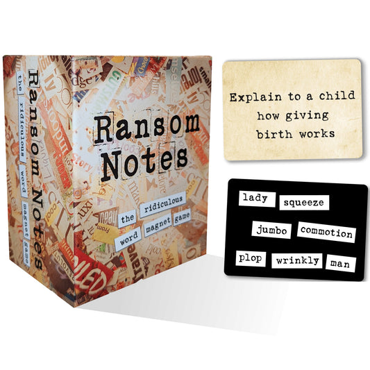 Ransom Notes: The Ridiculous Word Magnet Game - #shop_name Very Special GamesGifts