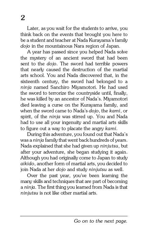Return Of The Ninja, Children's Book - #shop_name Choose Your Own AdventureBooks