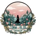 Conworlds Emporium Fantasy Elf Logo 1.75" Button