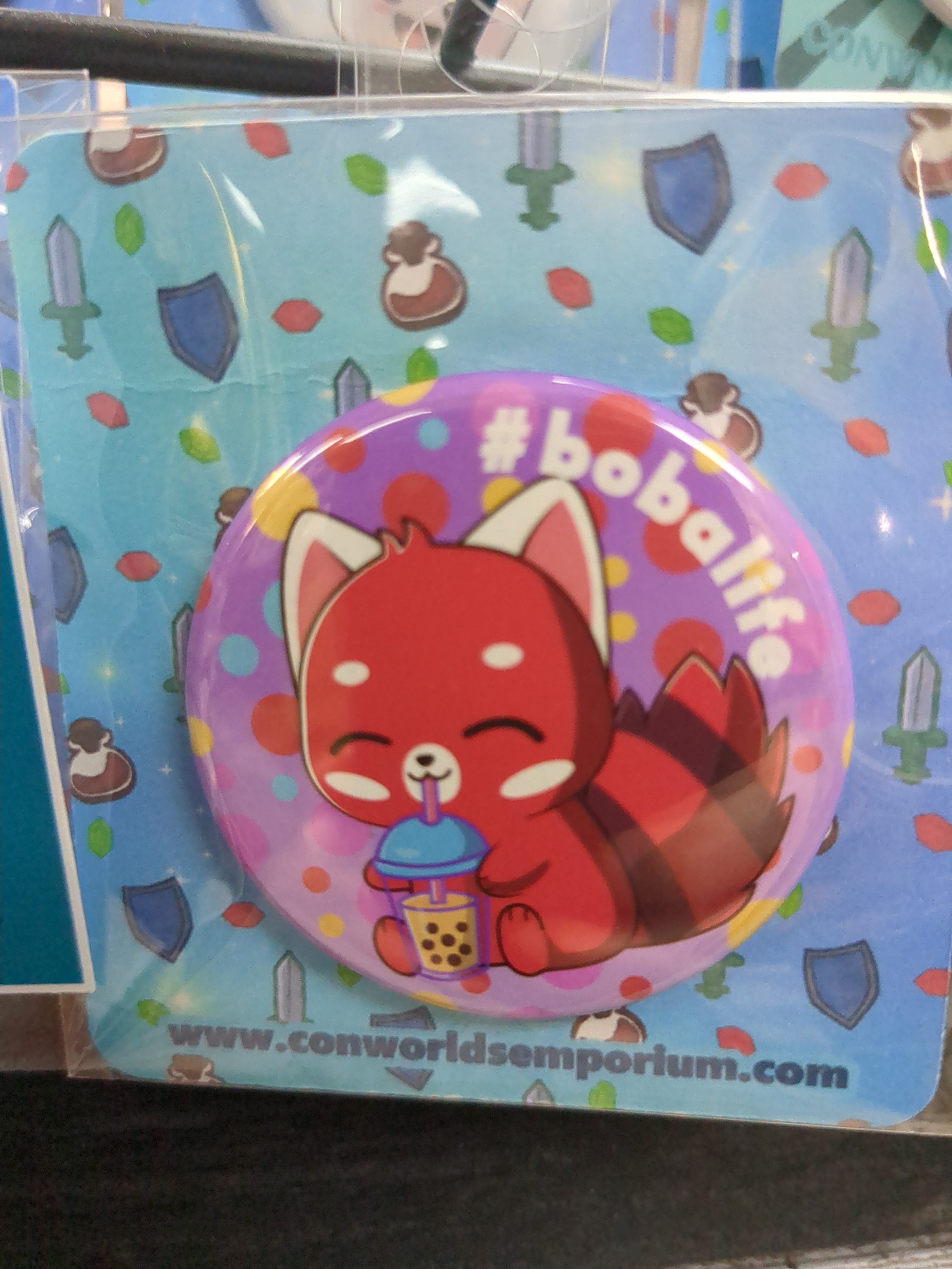 Boba Life 1.75" Button