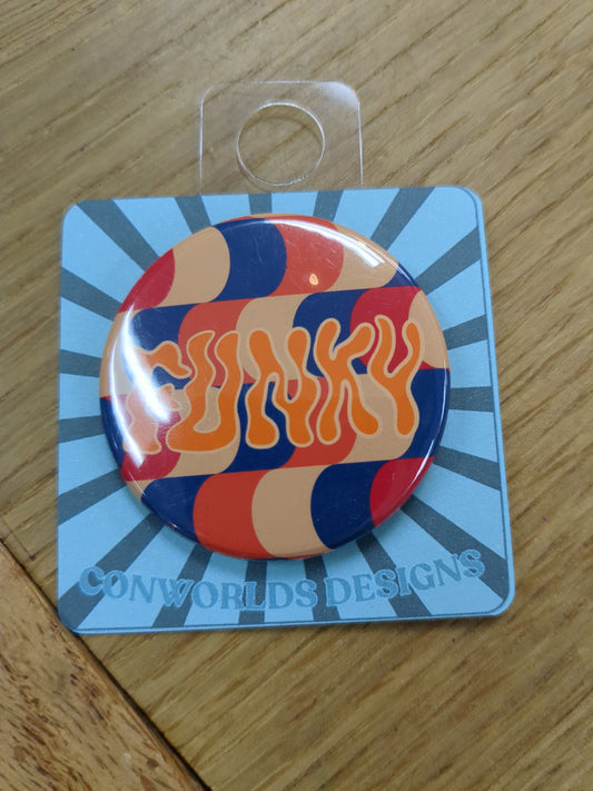 Funky Retro 1.75" Button