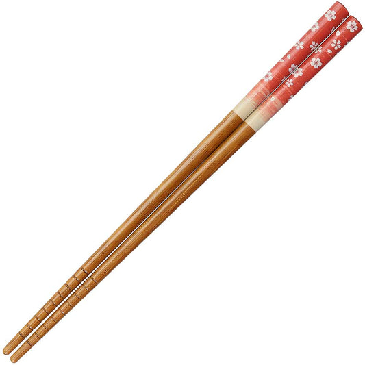 Sakura Blizzard on Red Chopsticks - #shop_name Wholesale ChopsticksGifts