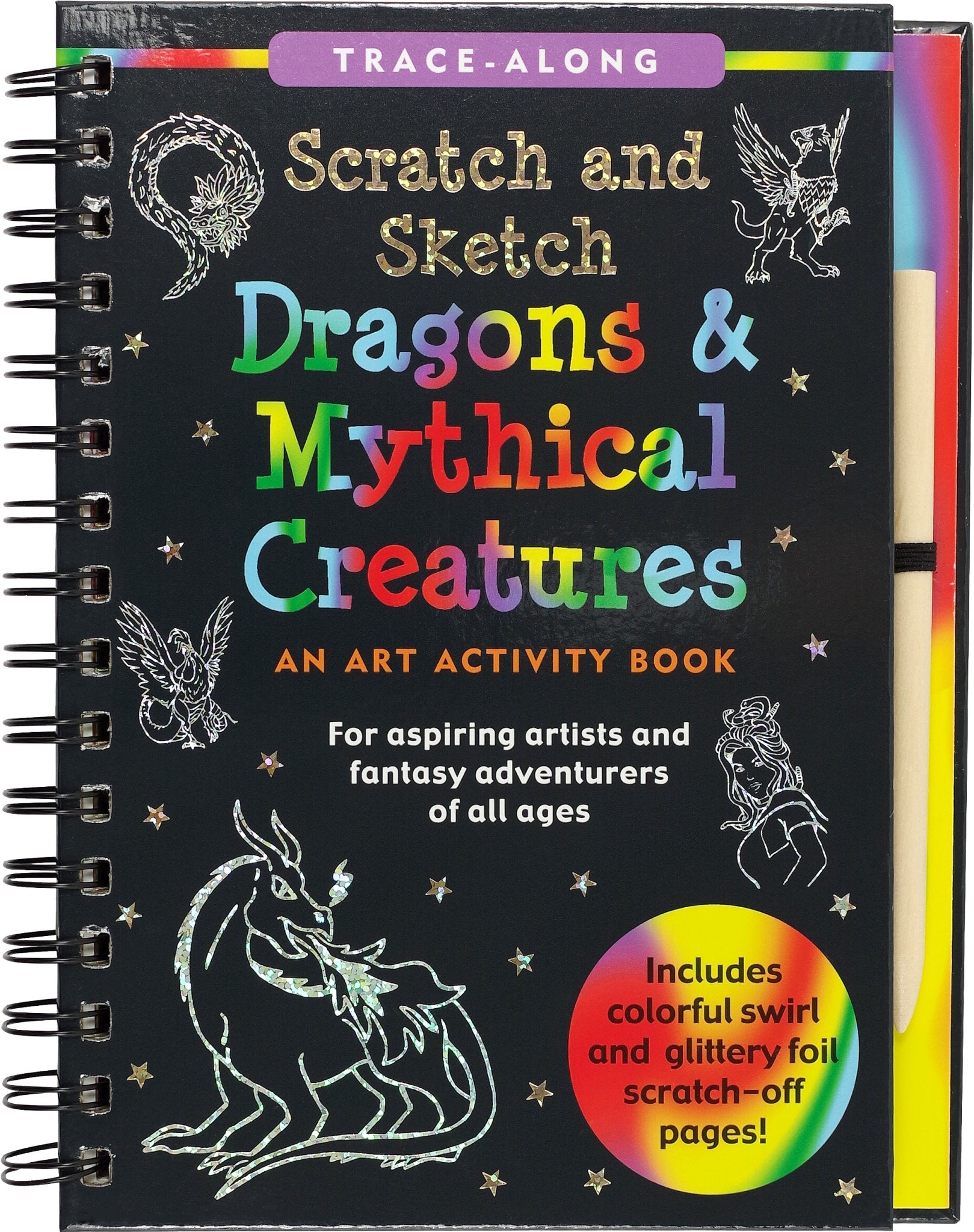 Scratch & Sketch Dragons & Mythical Creatures - #shop_name Peter Pauper PressStationary