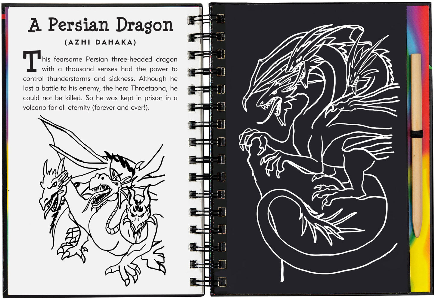 Scratch & Sketch Dragons & Mythical Creatures - #shop_name Peter Pauper PressStationary