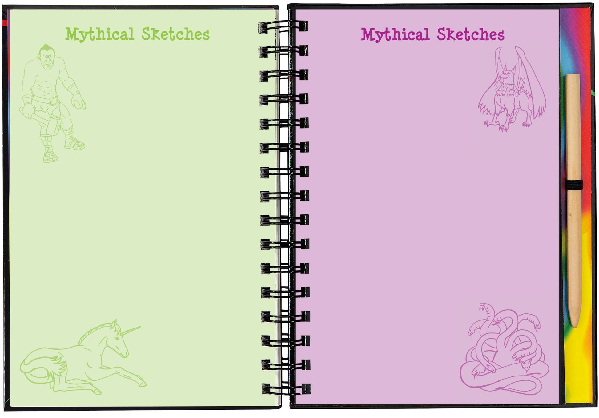 Scratch & Sketch Dragons & Mythical Creatures - #shop_name Peter Pauper PressStationary