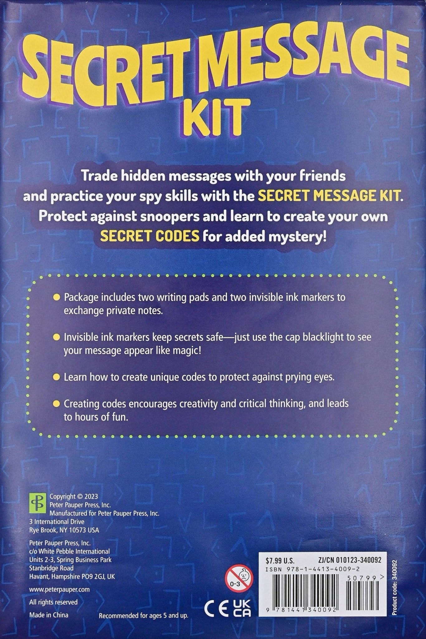 Secret Message Kit - #shop_name Peter Pauper PressGifts