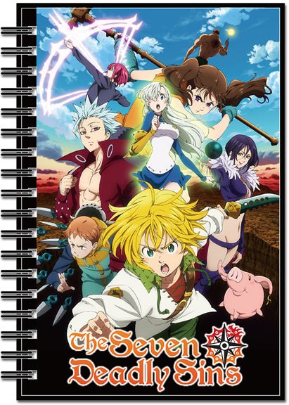 SEVEN DEADLY SINS, THE KEY VISUAL NOTEBOOK - #shop_name Great EasternStationary