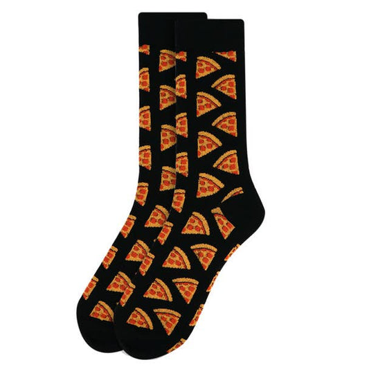 Socks: Pepperoni Pizza Novelty Socks for Men - #shop_name Selini New YorkSocks