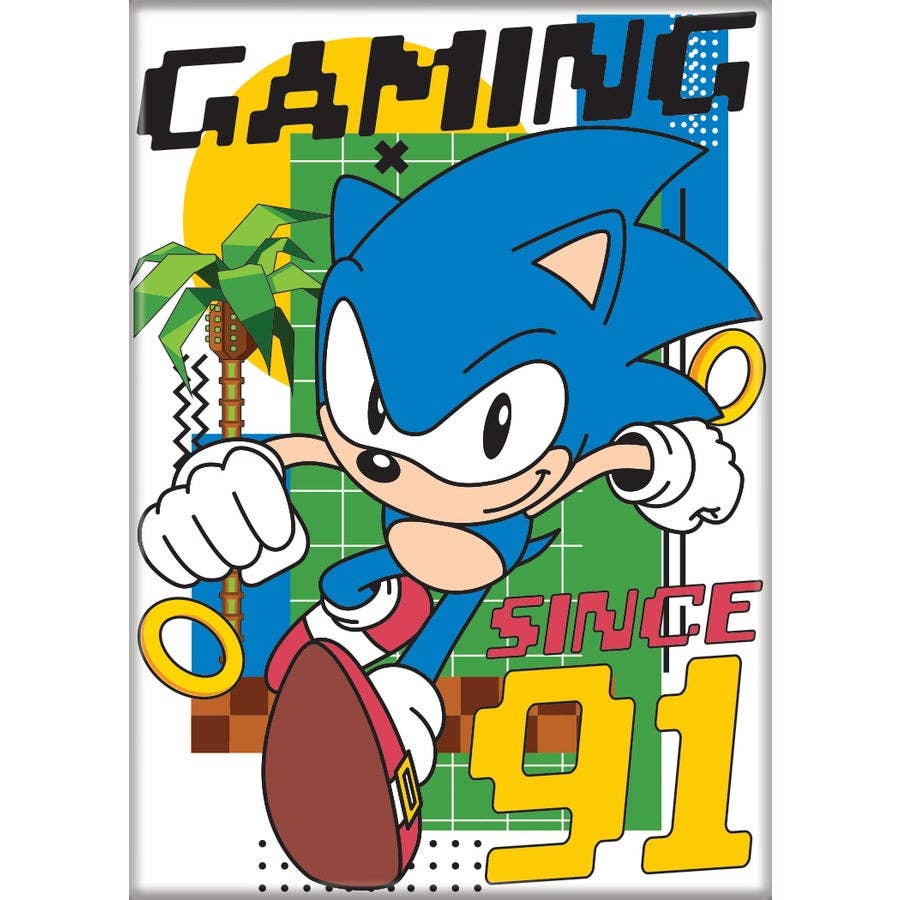 Sonic Gaming since 91 Magnet - #shop_name Ata BoyMagnets