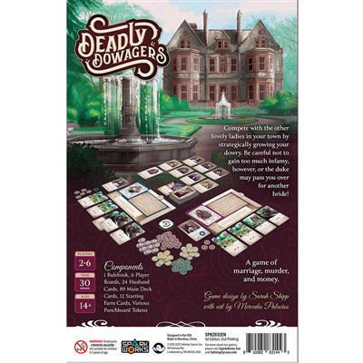 Asmodee: Deadly Dowagers Board Game