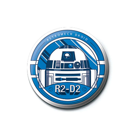 Star Wars Button (R2 - D2) 25mm - #shop_name Pyramid InternationalButtons