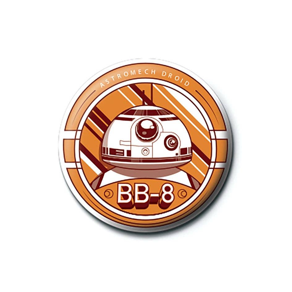 Star Wars Episode VII Button (BB - 8) 25mm - #shop_name Pyramid InternationalButtons