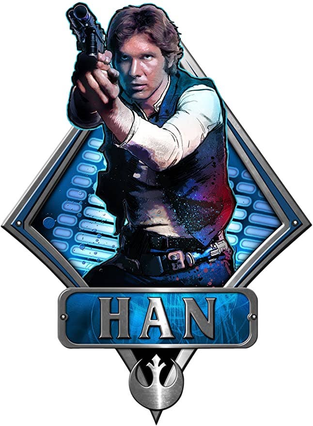 Star Wars Han Solo Die Cut Wall Decor - #shop_name Silver BuffaloGifts