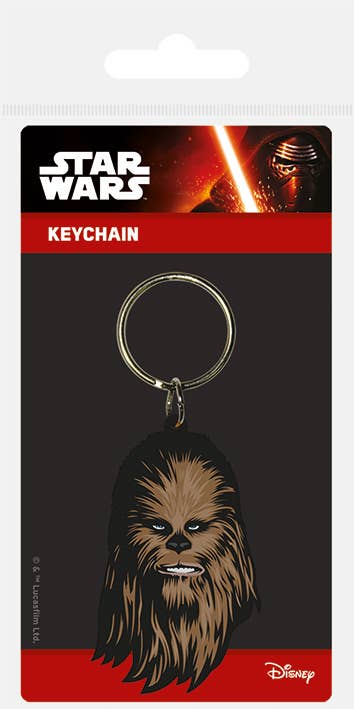 Star Wars Keychain (Chewbacca) Rubber - #shop_name Pyramid InternationalKeychains