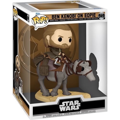 Star Wars: Obi - Wan Kenobi Ben Kenobi on Eopie Deluxe Pop! Vinyl Figure - #shop_name EE DistributionFunko Pop