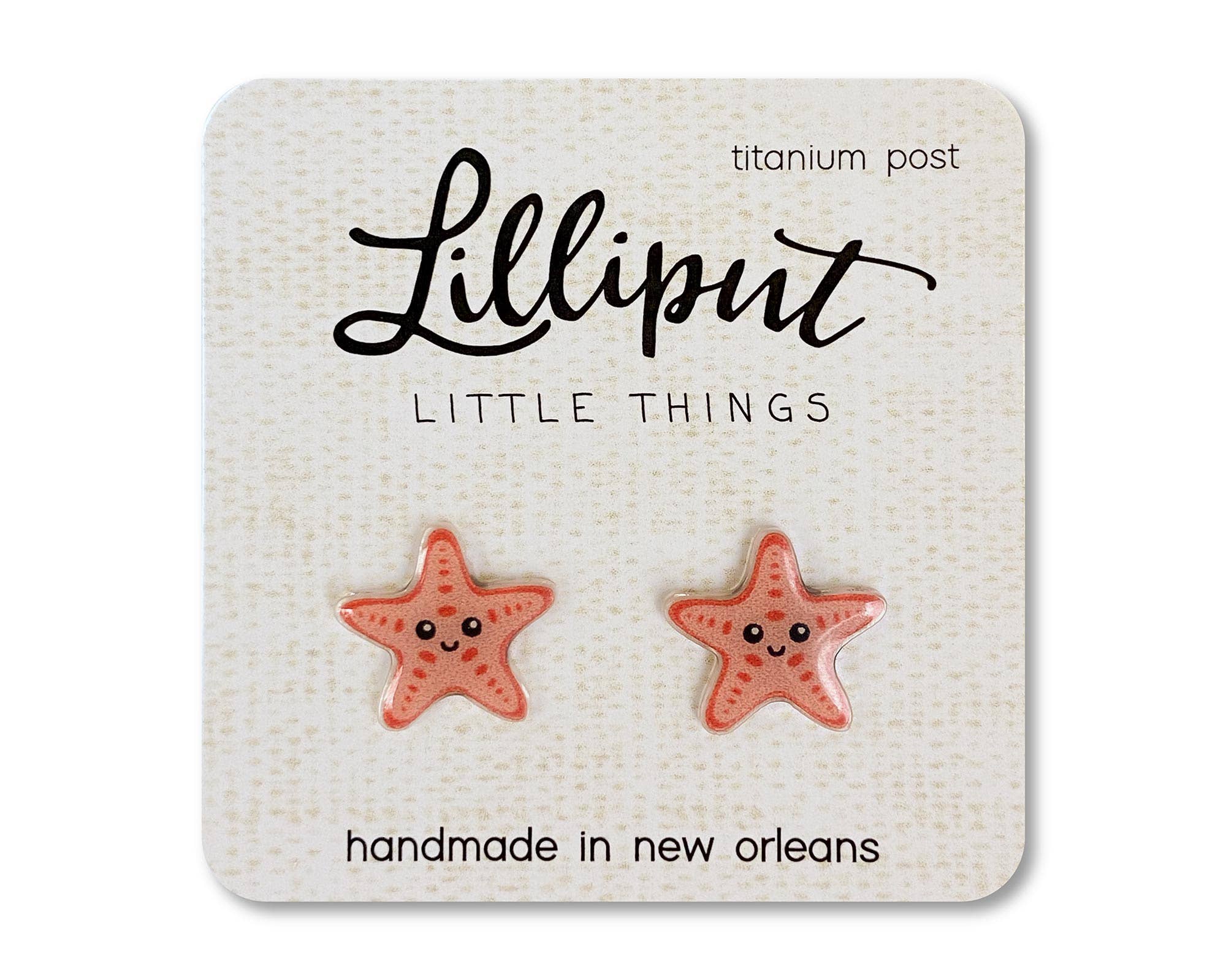 Starfish Earrings - #shop_name Lilliput Little ThingsGifts