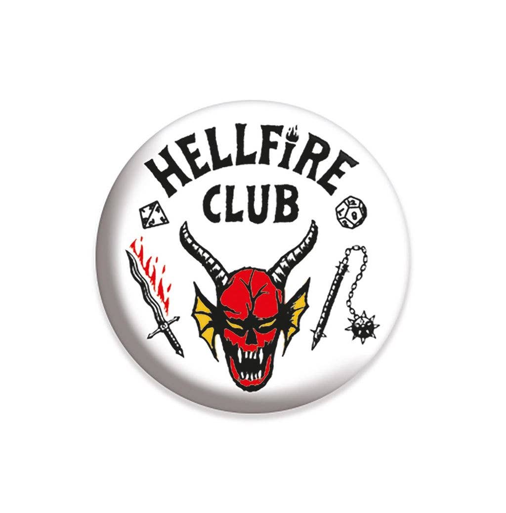 Stranger Things 4 (Hellfire Club) Button - #shop_name Pyramid InternationalButtons