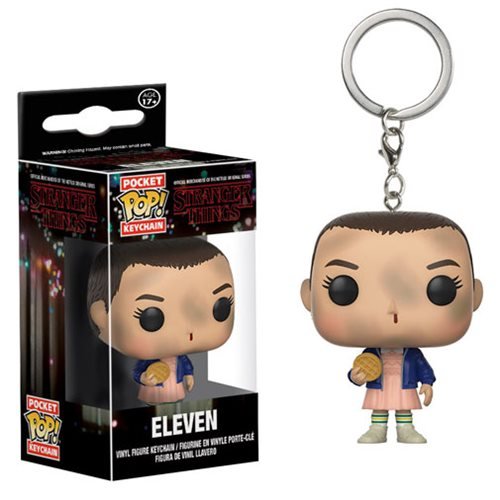 Stranger Things Eleven with Eggo Pocket Pop! Key Chain - #shop_name EE DistributionKeychains