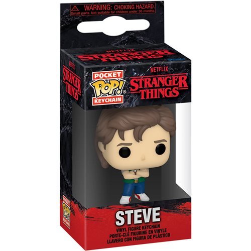 Stranger Things Season 4 Steve Pocket Pop! Key Chain - #shop_name EE DistributionKeychains