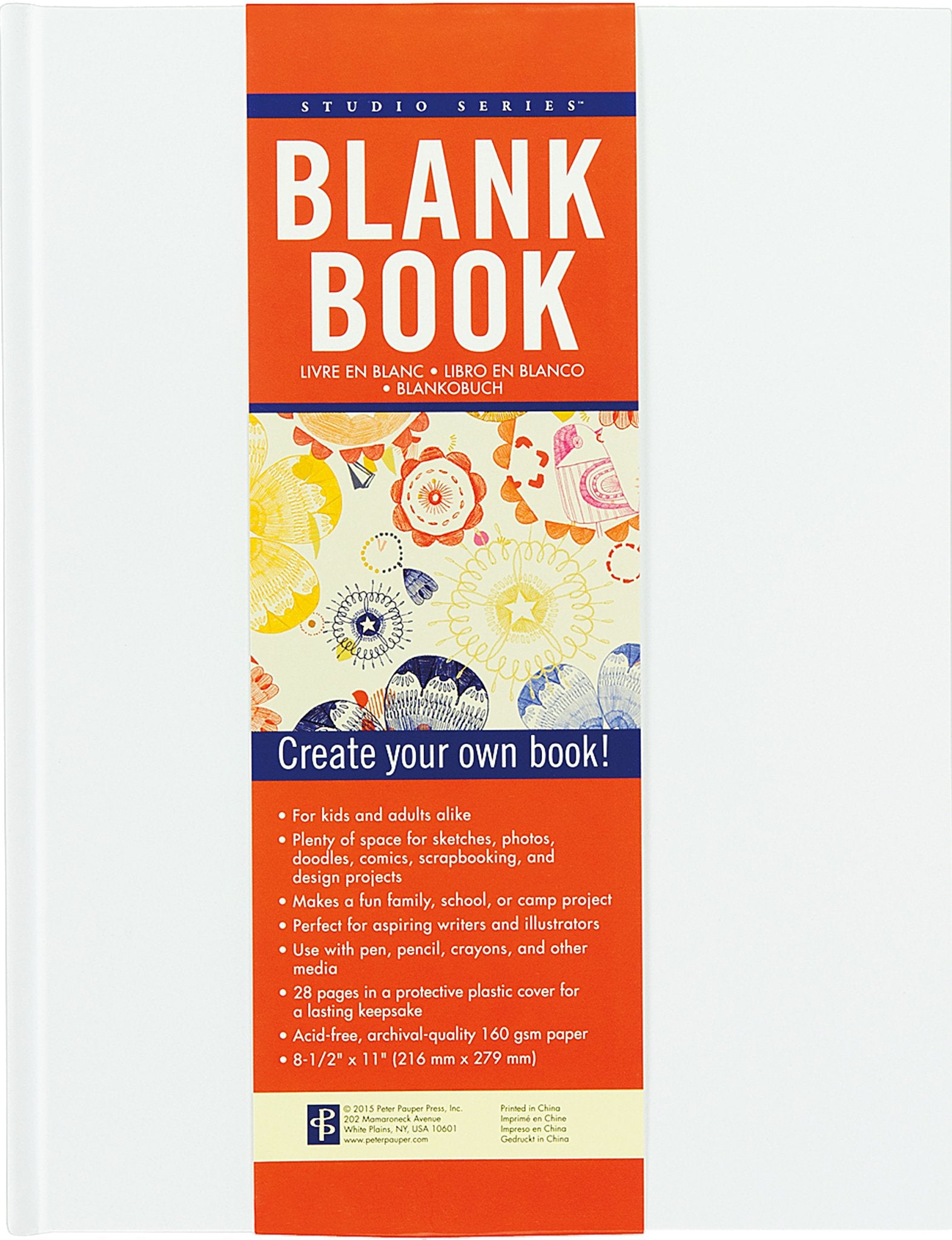 Studio Series Blank Book - #shop_name Peter Pauper PressGifts