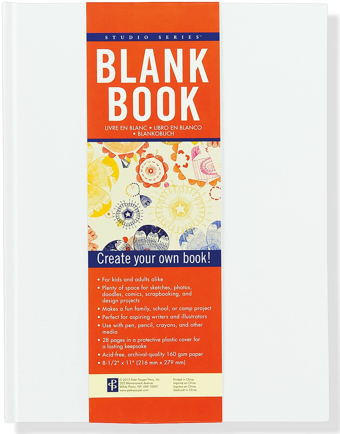 Studio Series Blank Book - #shop_name Peter Pauper PressGifts