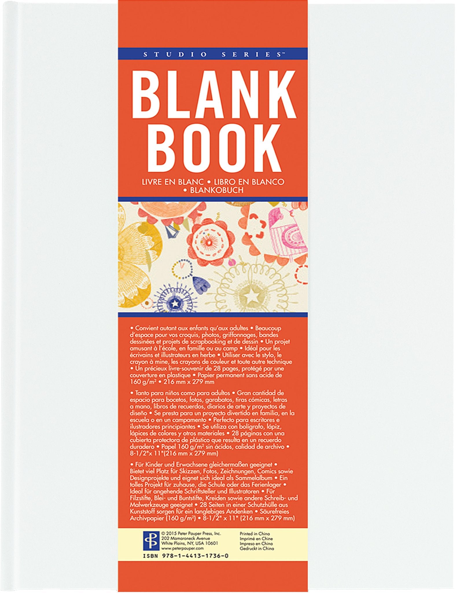 Studio Series Blank Book - #shop_name Peter Pauper PressGifts