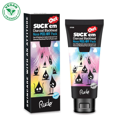 Suck'em Out Charcoal Blackhead Nose Pack - #shop_name Rude CosmeticsGifts