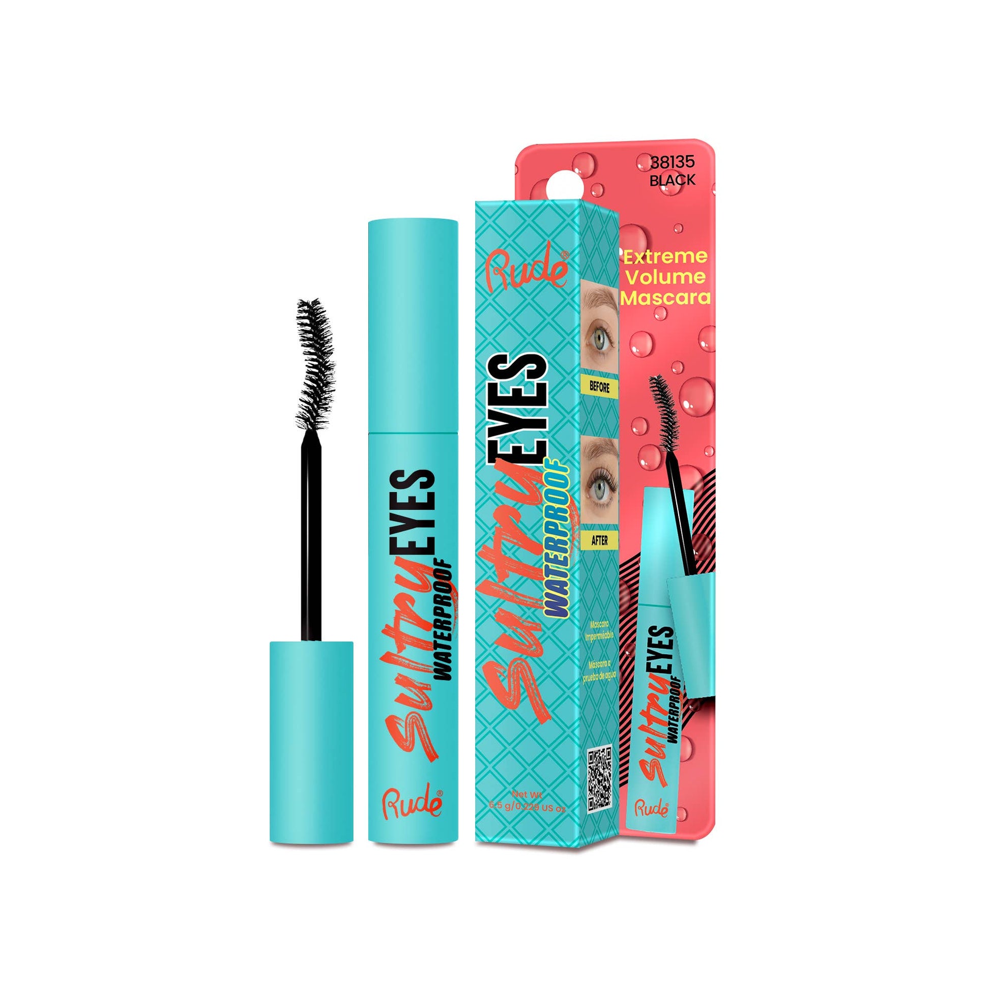 Sultry Eyes - Waterproof Mascara - #shop_name Rude CosmeticsGifts