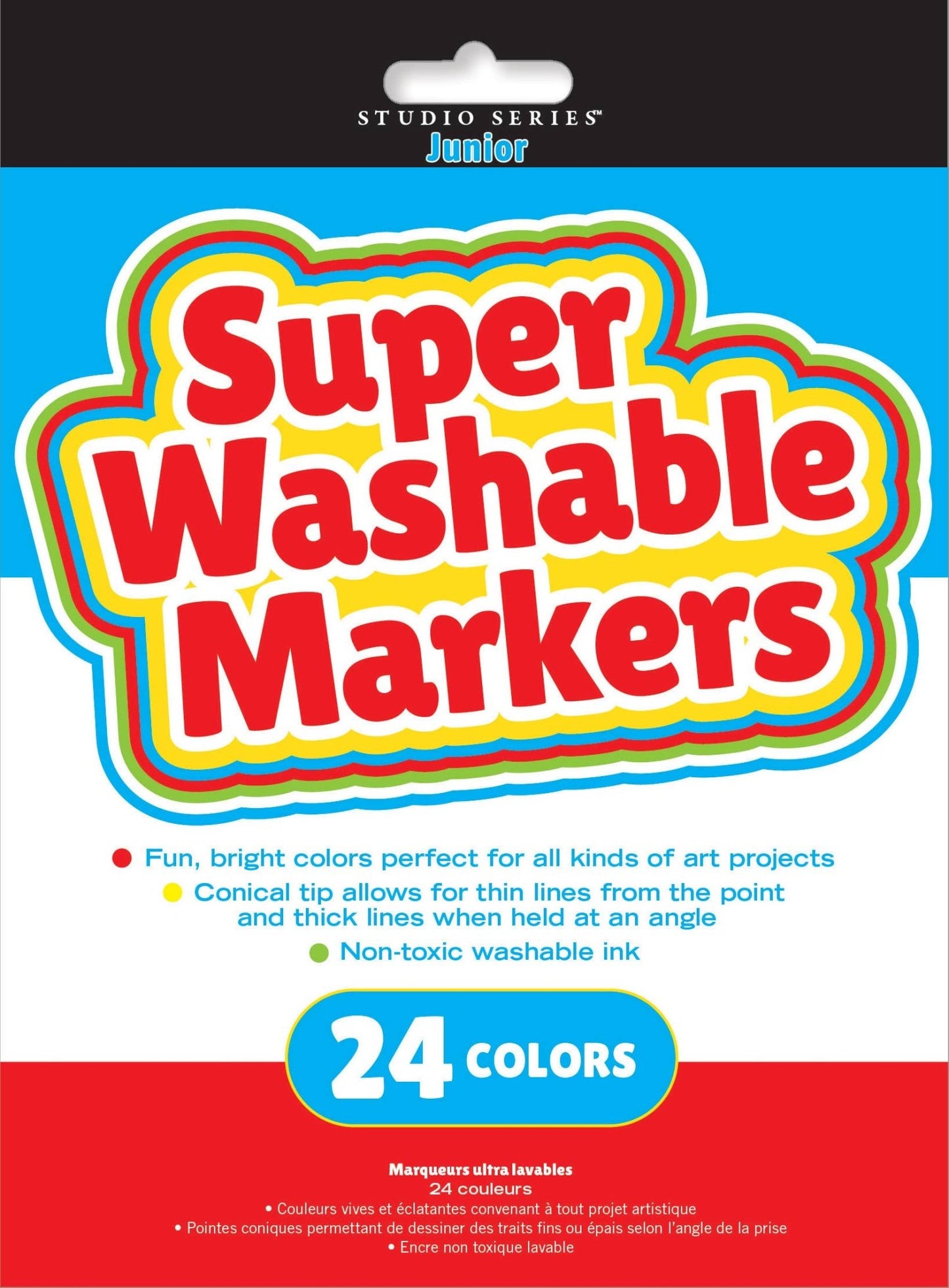 Super Washable Markers (set of 24) - #shop_name Peter Pauper PressStationary