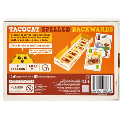 Tacocat Spelled Backwards - #shop_name AsmodeeBoard Games