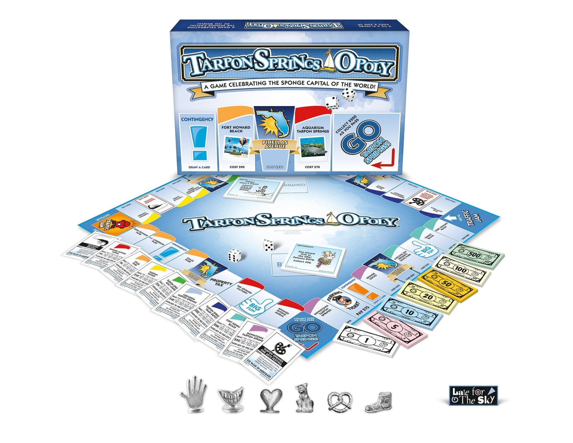 Tarpon Springs Opoly - #shop_name Late For the SkyBoard Games