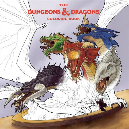 The Dungeons & Dragons Coloring Book - #shop_name Penguin Random HouseBooks