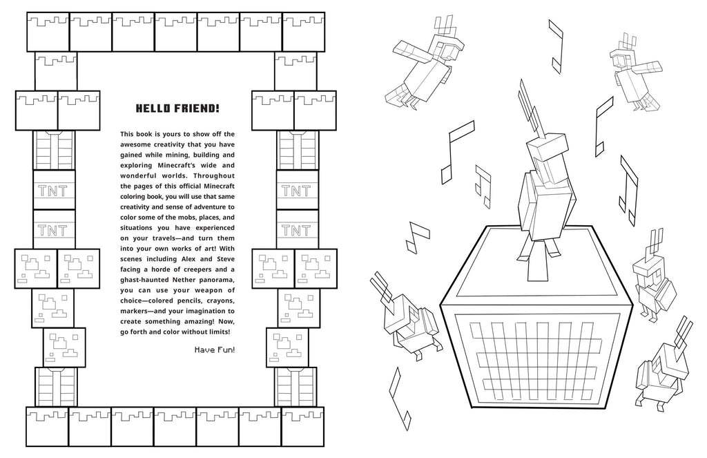 The Official Minecraft Coloring Adventures Book - #shop_name Insight EditionsGifts
