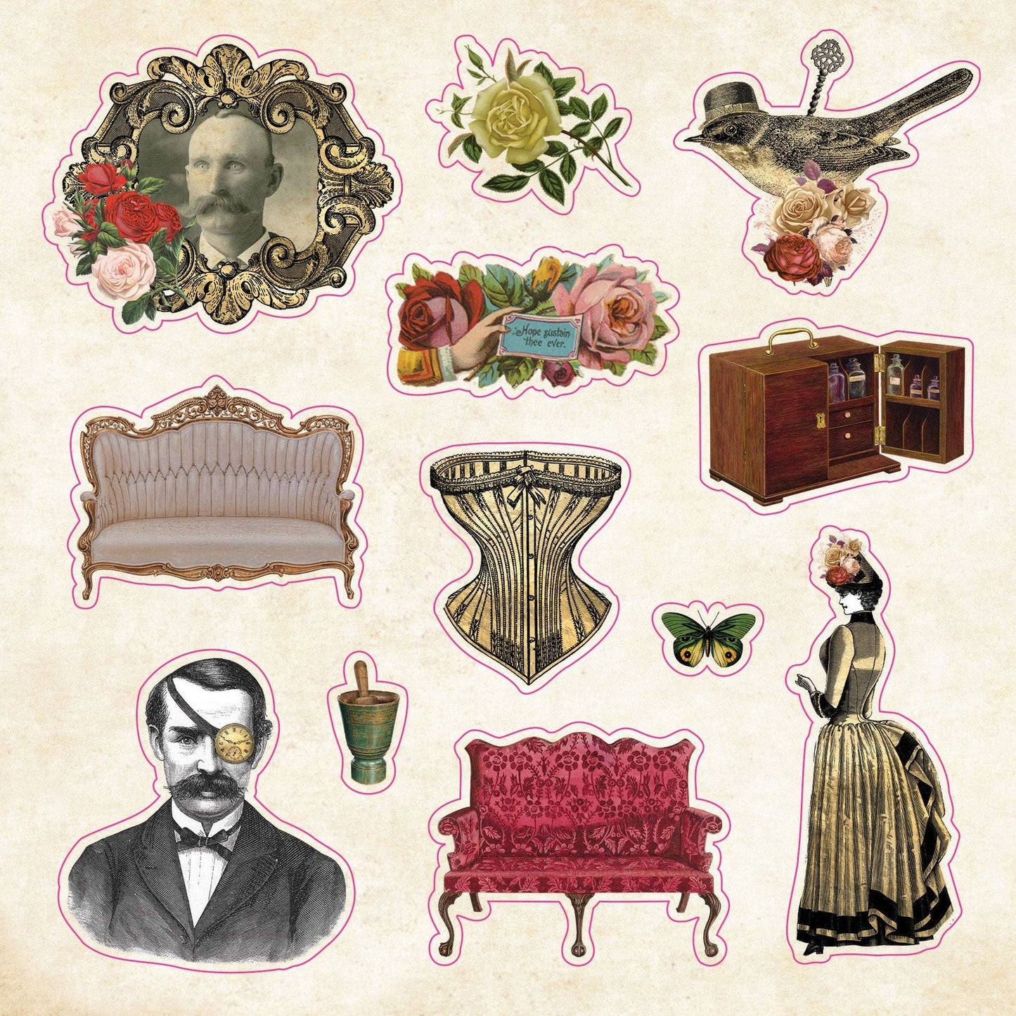 The Sticker Book of Curiosities - #shop_name Peter Pauper PressGifts