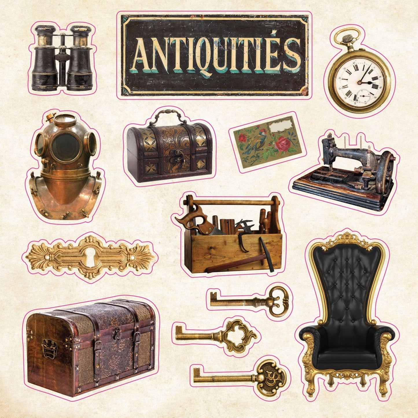 The Sticker Book of Curiosities - #shop_name Peter Pauper PressGifts