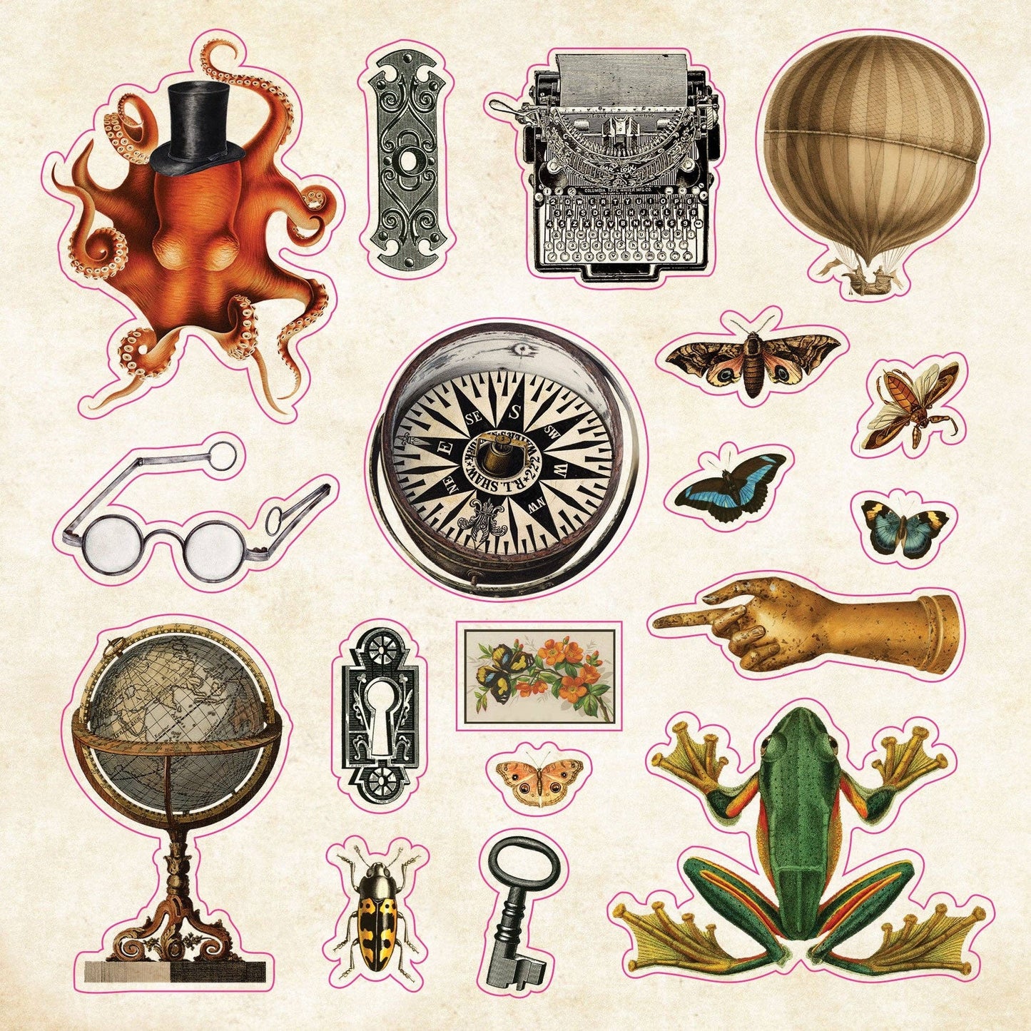 The Sticker Book of Curiosities - #shop_name Peter Pauper PressGifts