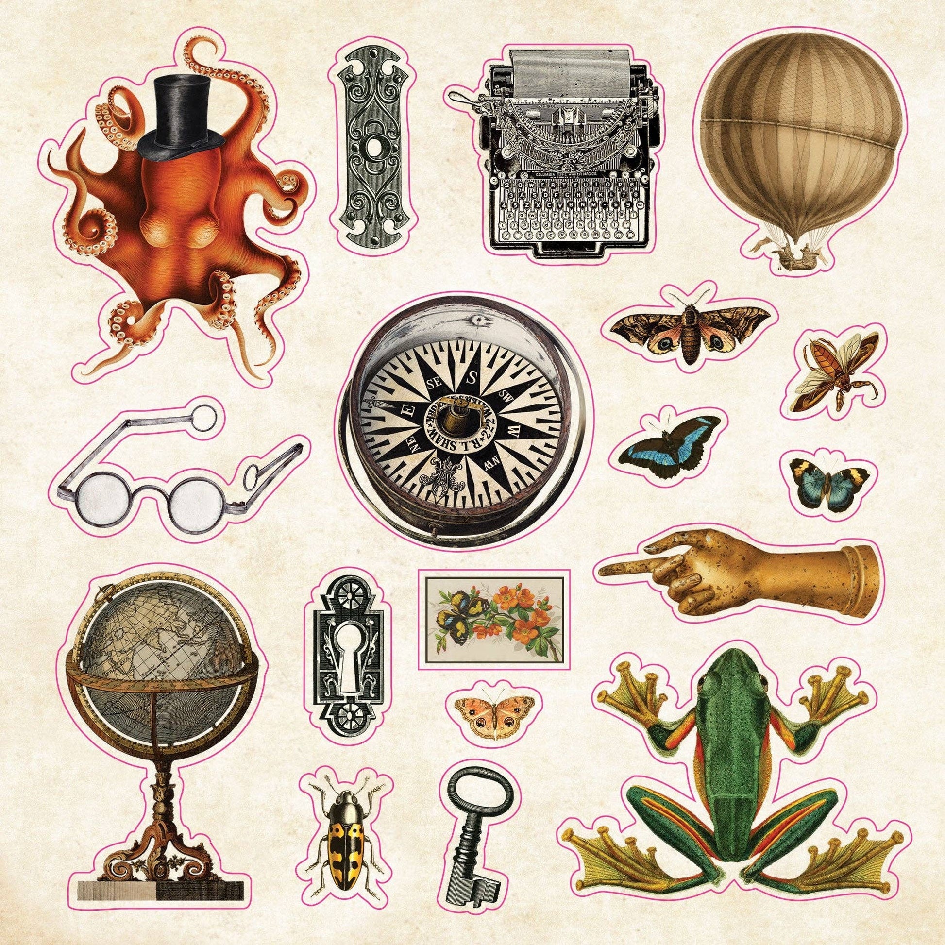 The Sticker Book of Curiosities - #shop_name Peter Pauper PressGifts