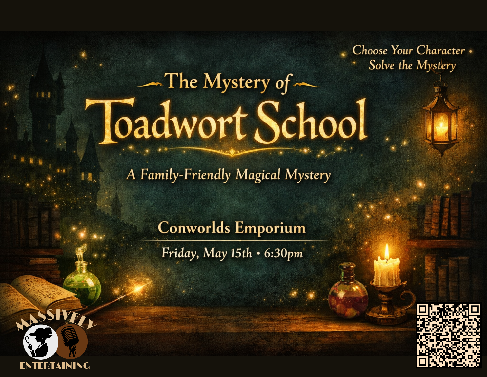 The Mystery of Toadwort School: A Family-Friendly Wizarding Adventure {May 15th}