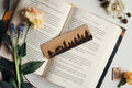 Tolkien Fellowship Wooden Bookmark - #shop_name NTSD Gaming and Bookish GoodsGifts
