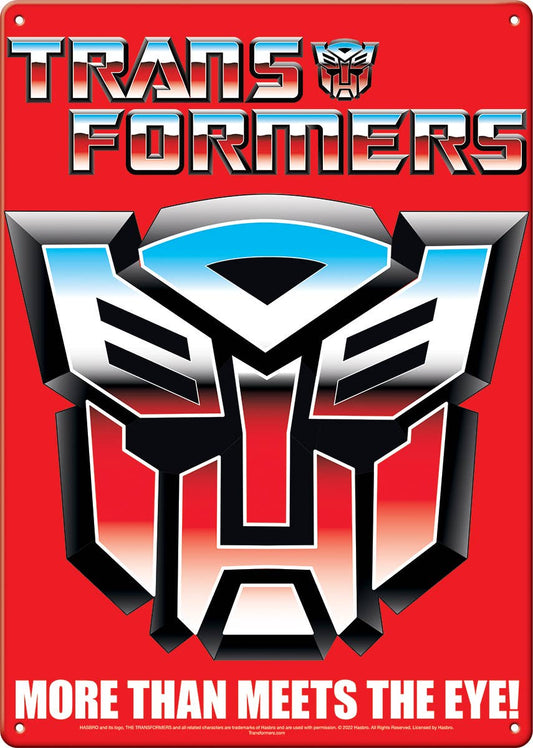 Transformers Autobot Metal Sign (11.5" x 8.25") - #shop_name Ata BoyWall Art