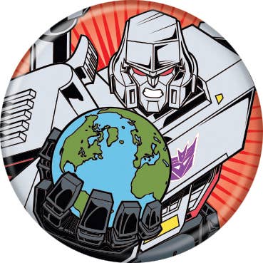 Transformers Megatron Buttons 1.25" Round - #shop_name Ata BoyButtons