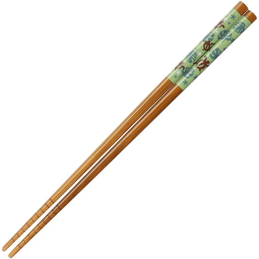 Turtles on Green Bamboo Chopsticks - #shop_name Wholesale ChopsticksKitchen