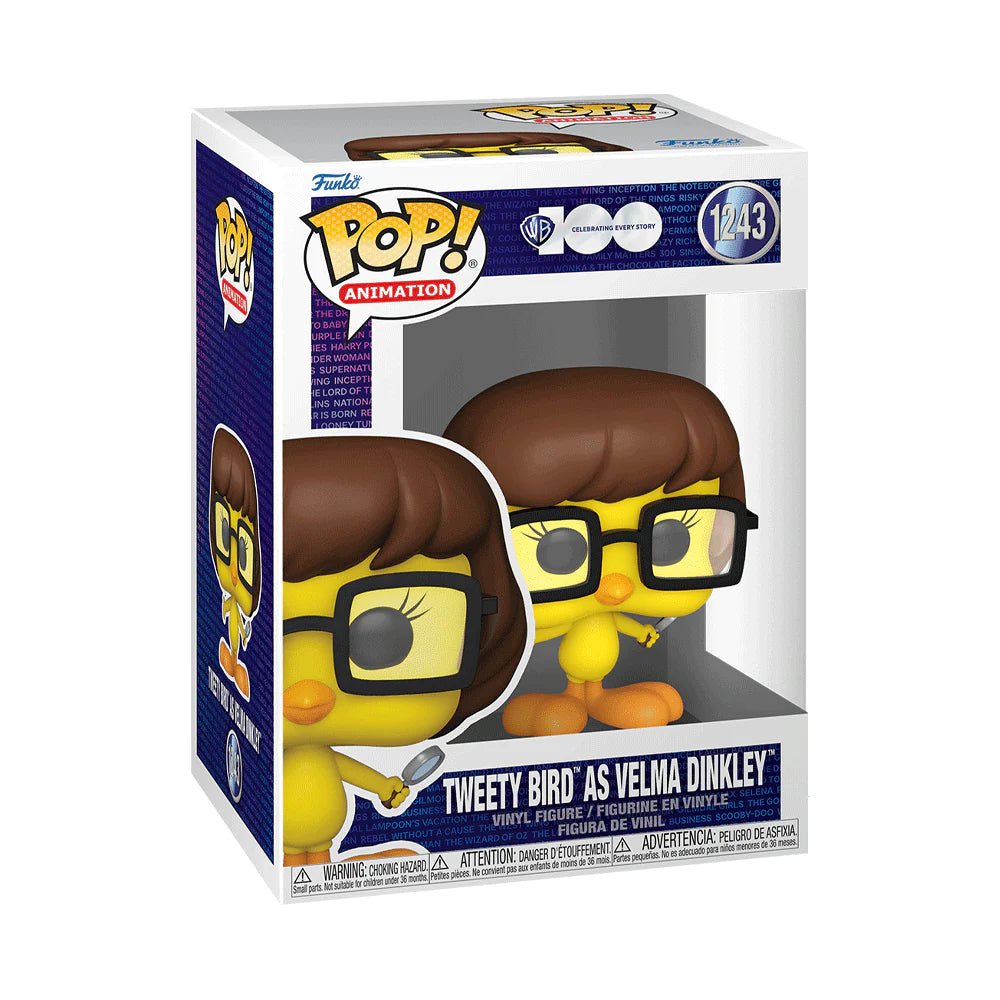 Tweety Bird as Velma Dinkley #1243 Funko Pop! Vinyl Figure - #shop_name NMRFunko Pop