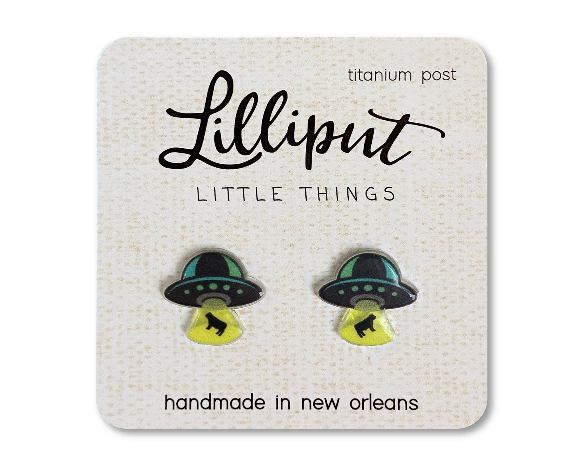 UFO Earrings - #shop_name Lilliput Little ThingsGifts