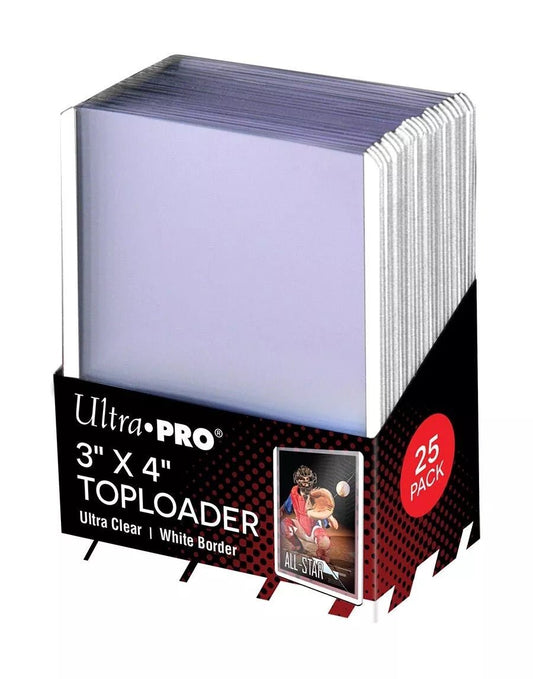 Ultra pro Toploader White Border - #shop_name Conworlds Emporium